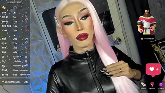 Show de anitacruise na webcam