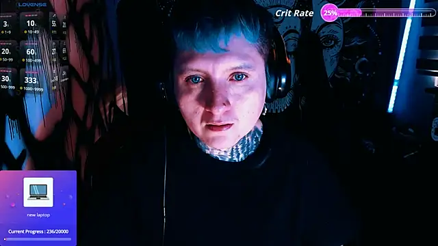 Marieblueeyes: διαδικτυακό σόου στην κάμερα