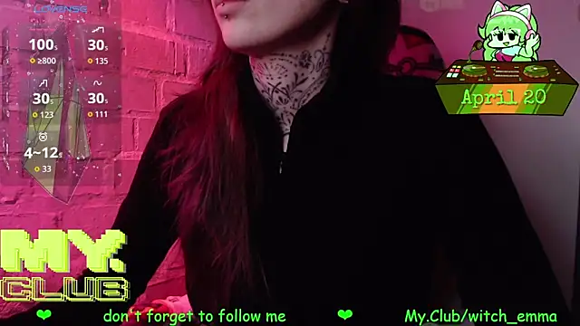 Chat +18 de Witch_Emma ao vivo