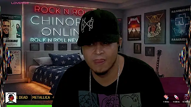 chino_roz: διαδικτυακό σόου στην κάμερα