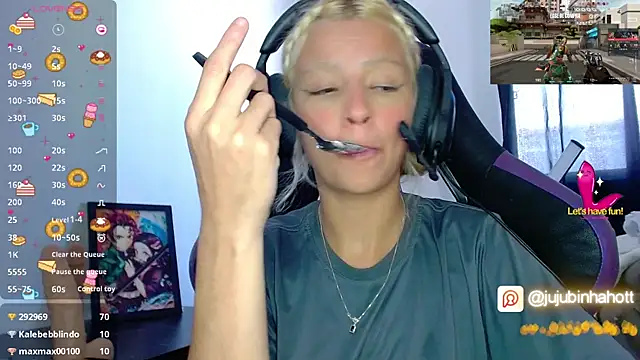 Show de webcam de jujubinhahot