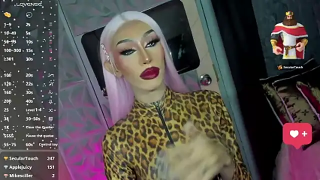 Show de anitacruise na webcam