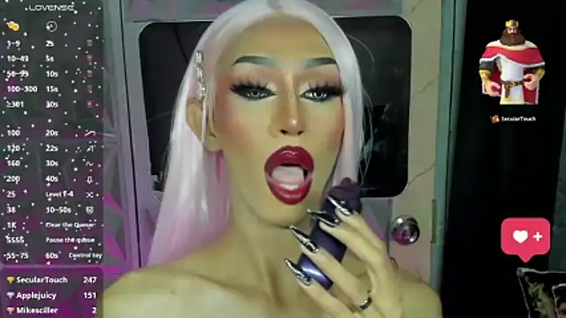 Show de anitacruise na webcam