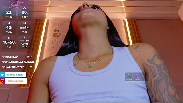Megan_browns1 élő XXX-chatje