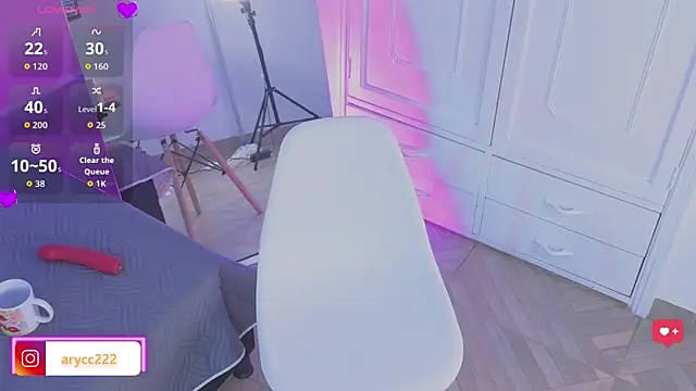 Chat XXX ao vivo de arycooper_