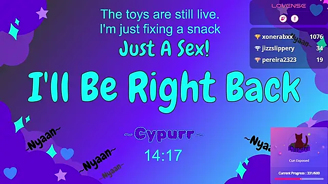 Cypurr's Webcam Show