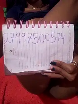 Show de Pretinha_st na webcam