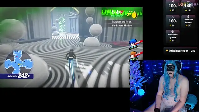 Pertunjukan Kamera Web StarshineMoonspark