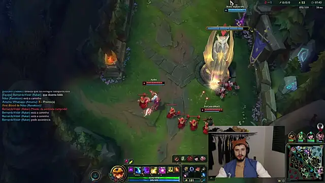 Show de guzzfit na webcam