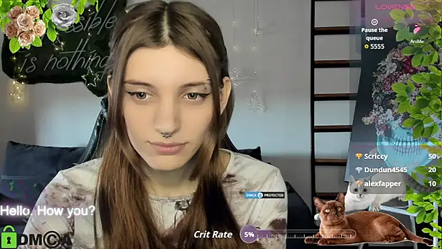 XXX chat uživo modela CherryBloom777