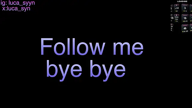 luca_synn Webbikameraesitys