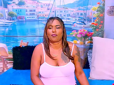 Show modela indiansparkle na web-kameri