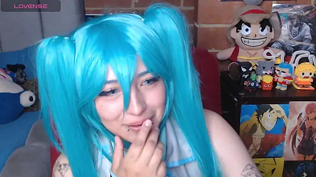 Show de _alexa19pretty_ na webcam