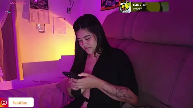 Show de feluriana na webcam