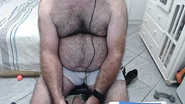 Show de MysterBearMG na webcam