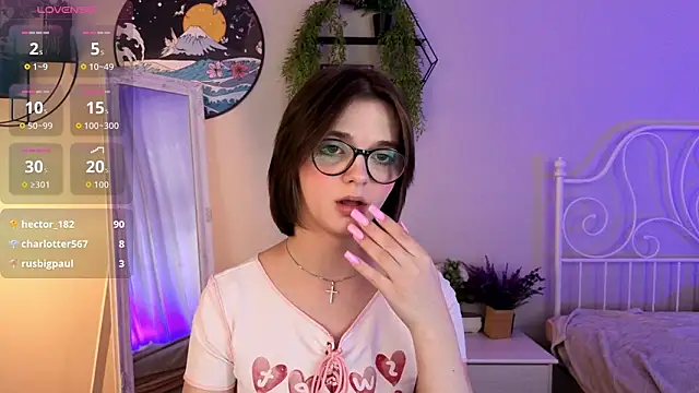 Show modela LetoriaNotley na web-kameri