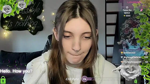 Živý XXX chat CherryBloom777