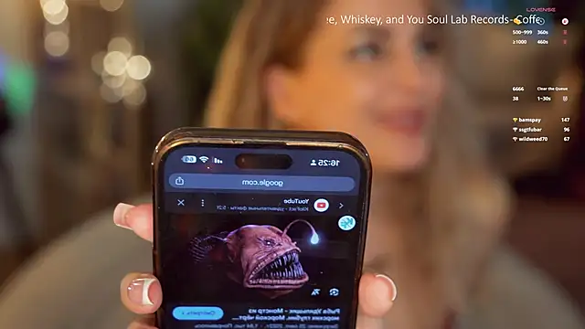 Show webcam de Lady--M