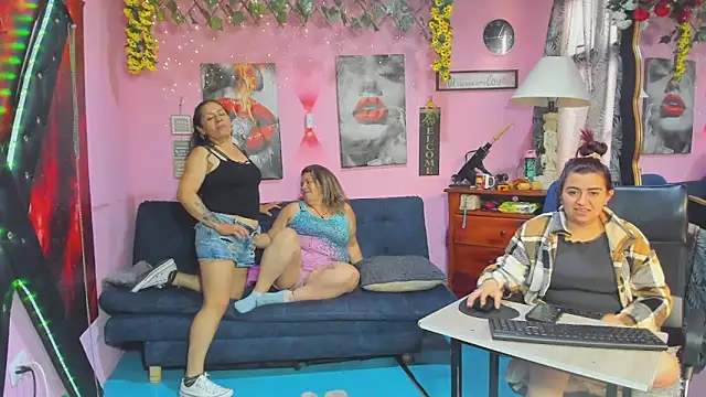Show de lesbiancuple na webcam