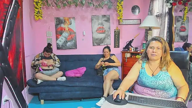 Pertunjukan Kamera Web lesbiancuple