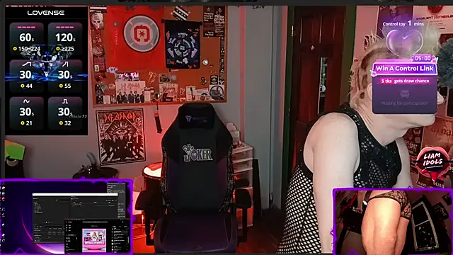 Show webcam de LiamIdols