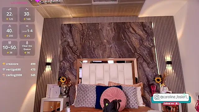 Caroline_foster1: διαδικτυακό σόου στην κάμερα