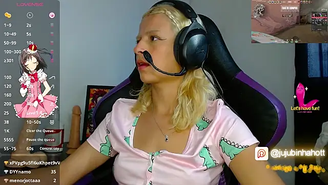 Show de jujubinhahot na webcam