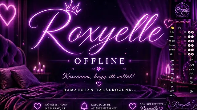 RoxyelleRoxy Pertunjukan Webcam