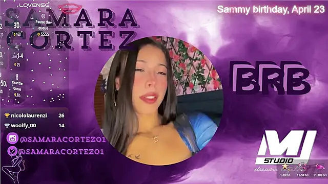SamaraCortez Chat XXX in diretta
