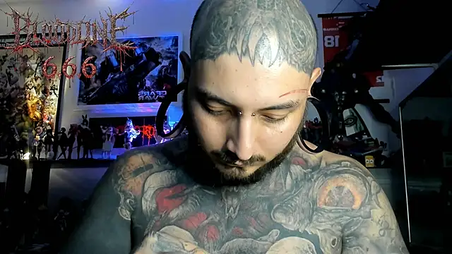 Вебкам-шоу DEATHINK666XX