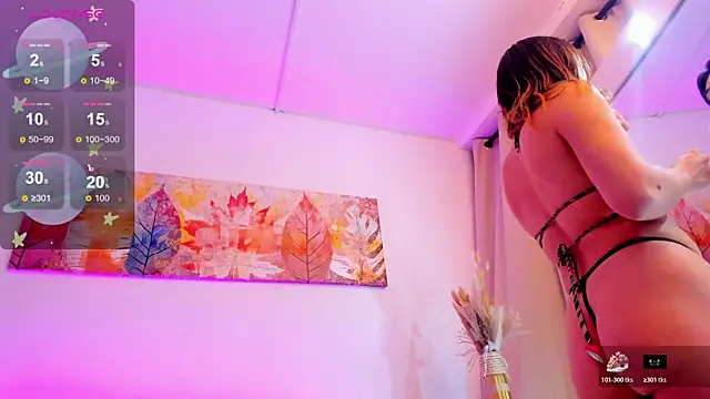 Show modela SALOME_F0X_ na web-kameri