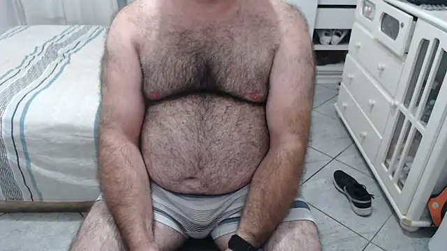 Show de MysterBearMG na webcam