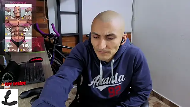 Show de Marck_Muscle na webcam