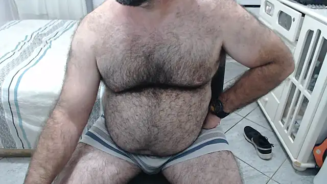 Show de MysterBearMG na webcam