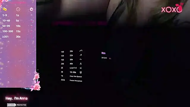 AnnaofbeeのライブXXXチャット