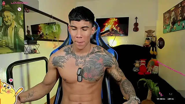 Webkamerová show Damian_latinxxx