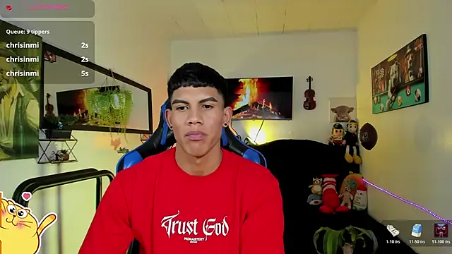 Show modela Damian_latinxxx na web-kameri