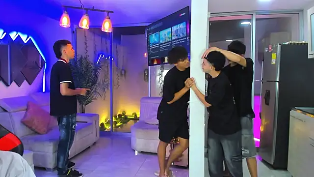 Show de Houseofwarrios na webcam