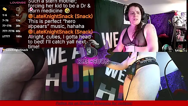 Show de webcam de Rae-Suon