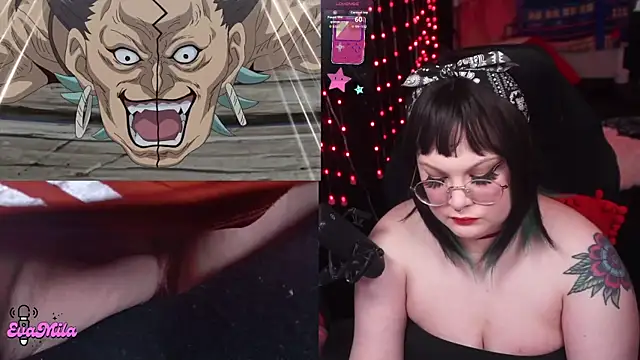 Chat +18 de evamila ao vivo