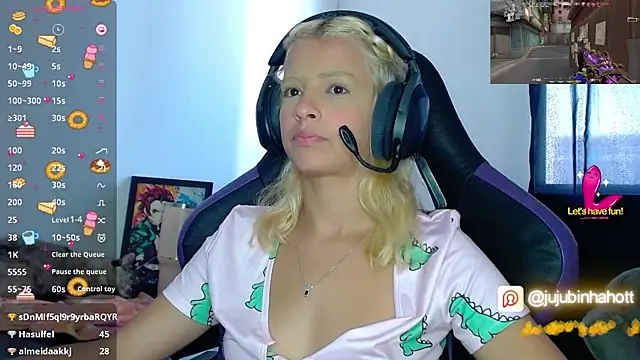 Show de webcam de jujubinhahot