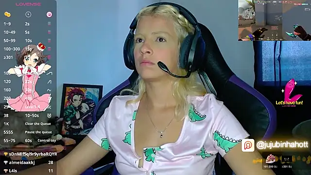 Show de jujubinhahot na webcam