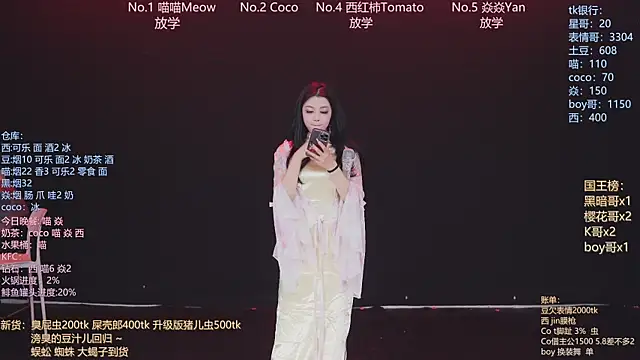 SSF-888のウェブカメラショー