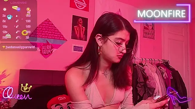 moonfiredancer: διαδικτυακό σόου στην κάμερα