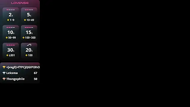 NathalyLeen webkamerás műsora