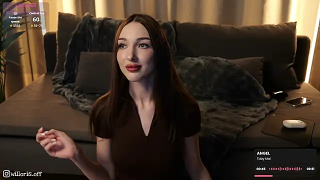 Show modela Willoris na web-kameri