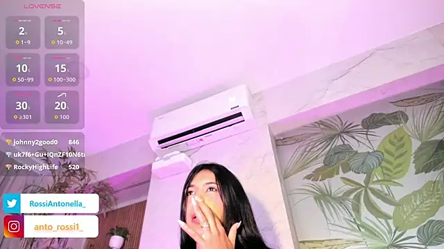 Chatroom XXX en direct de AntonellaRossi