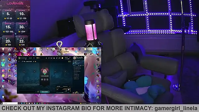 Gamergirl-Linela Webcam-Show