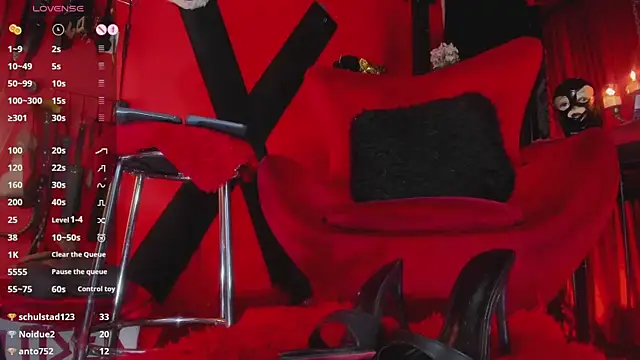 Chatroom XXX en direct de MistressAndre