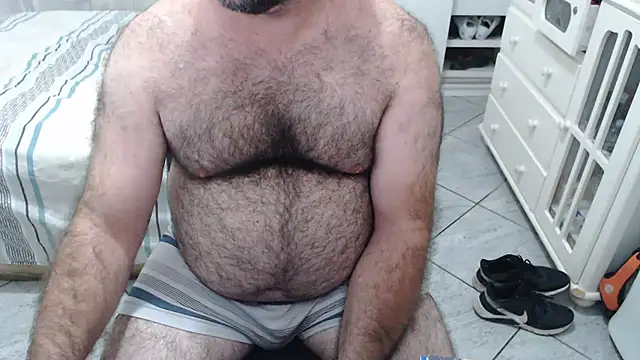 Show de MysterBearMG na webcam